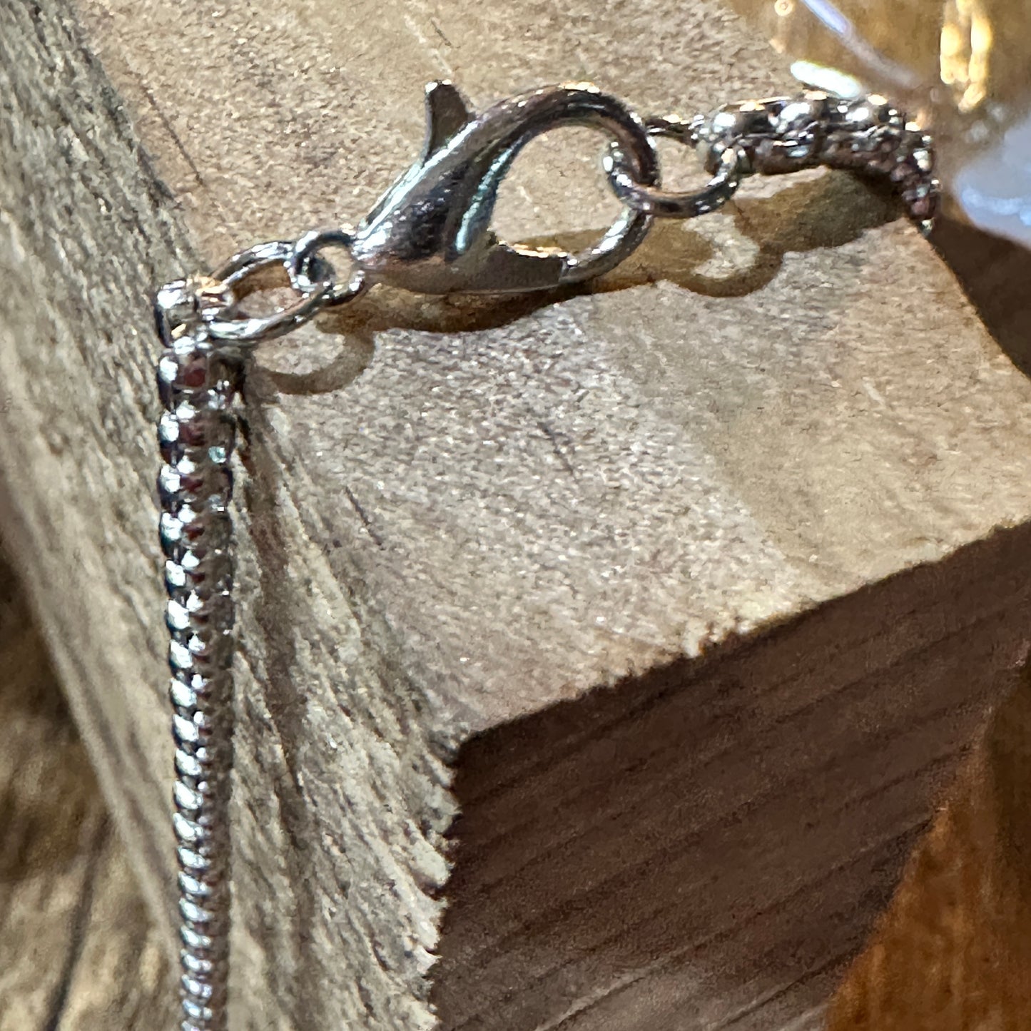 Navajo Style Thunderbird Turquoise Chain Necklace Mixed Metals 26 Inch