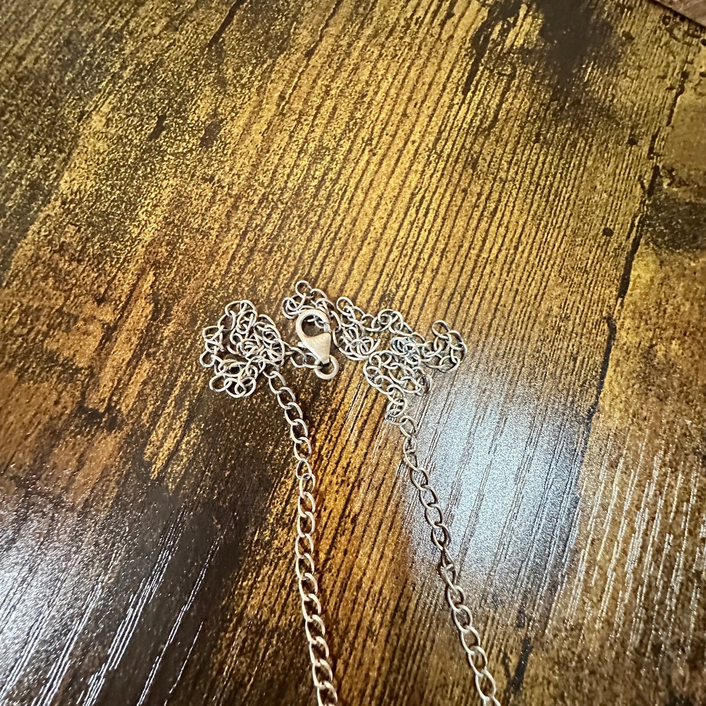 Handmade Red Rose Dahlia Squash Necklace, 925 Sterling Silver Signed