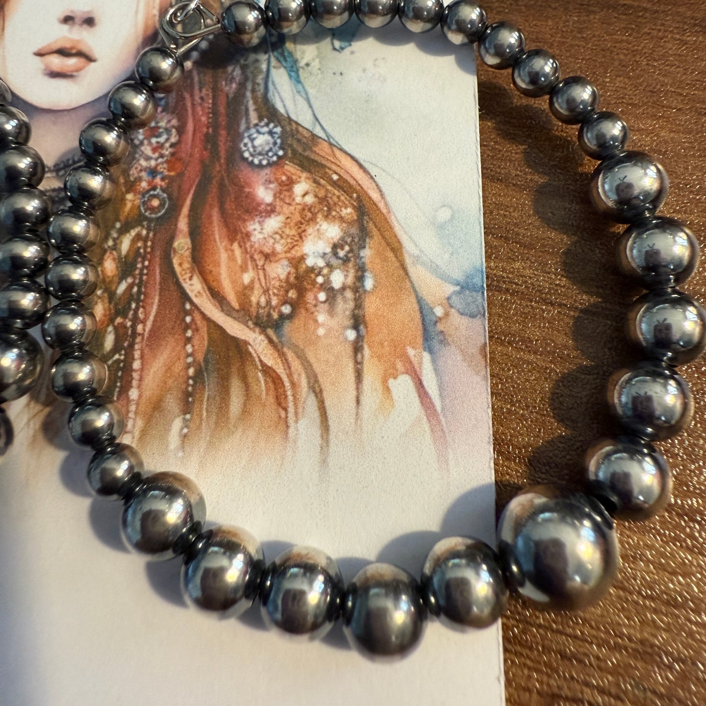 Only Sterling Silver Pearl Hoops Handcrafted Western Wedding Jewelry