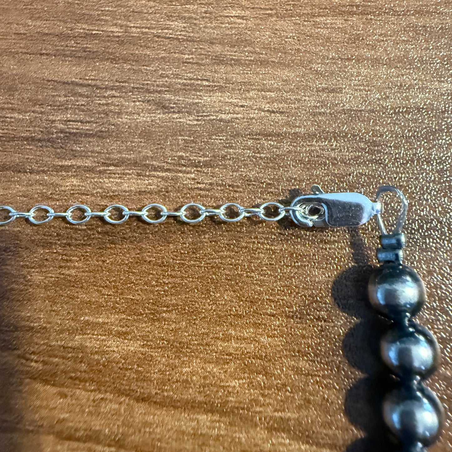 Sterling Silver Pearl Bracelet , 6 mm Pearls, 2 inch extender