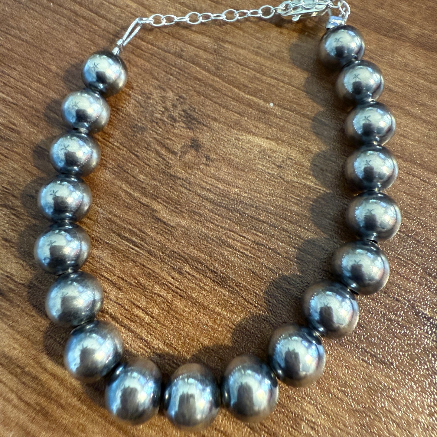 Sterling Silver Pearl Bracelet Available in Multiple Sizes with Extender