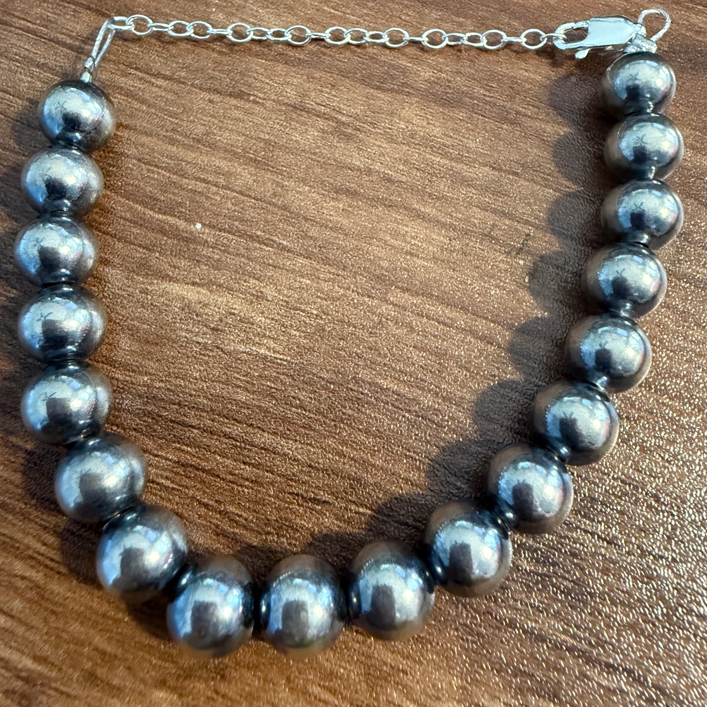 Sterling Silver Pearl Bracelet Available in Multiple Sizes with Extender