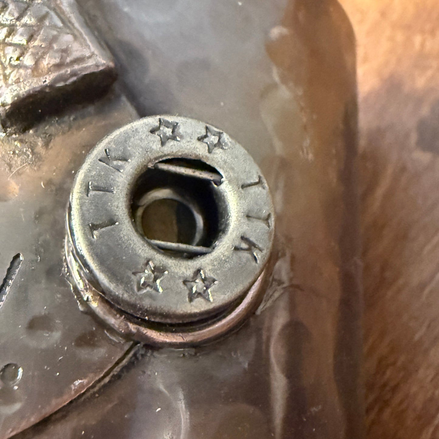 Lucky Son Of A Gun Wide Metal Cuff Bracelet For Men Bold Statement Jewelry Gift Idea