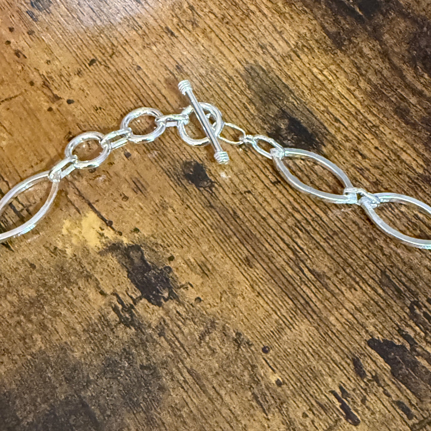 White Buffalo Dalhia Turquoise Stone Necklace With 925 Sterling Silver Link