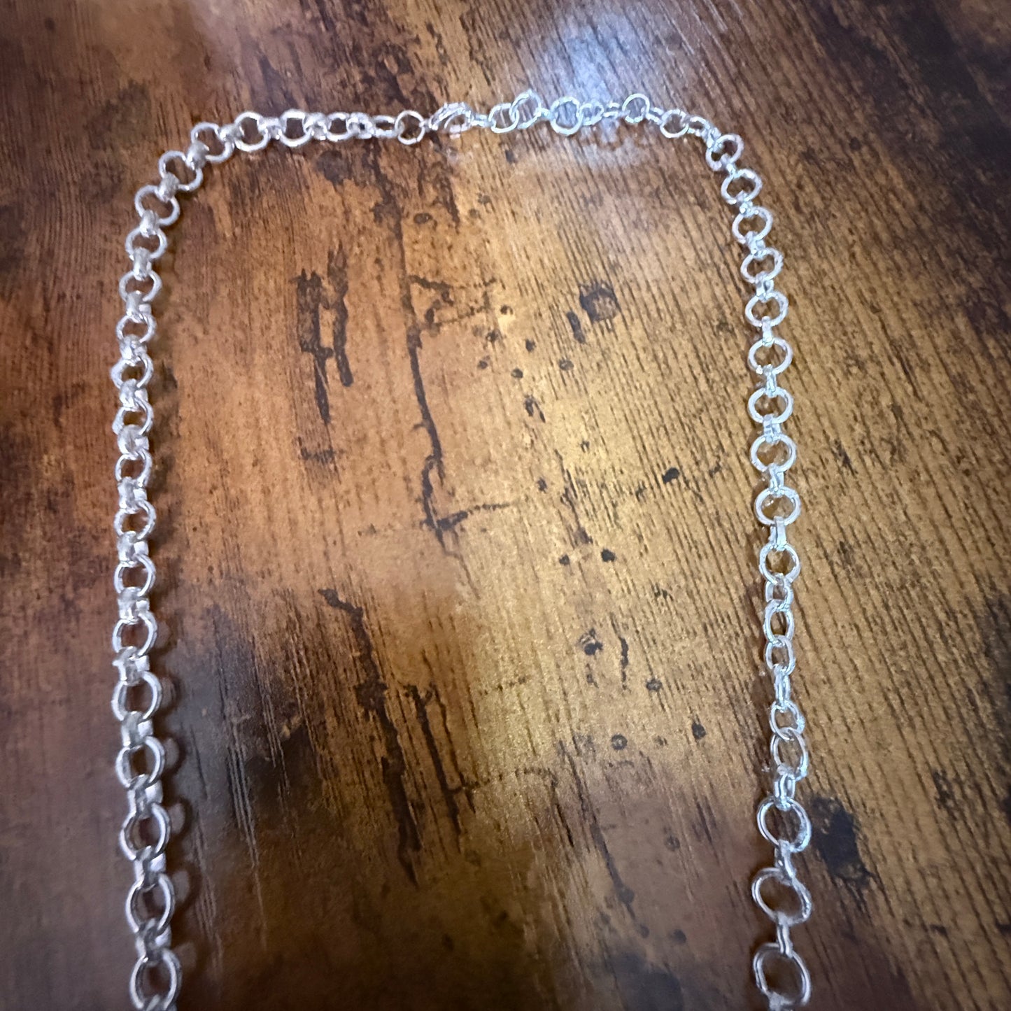 White Buffalo Dalhia Turquoise Stone Y Necklace 925 Sterling Silver Link