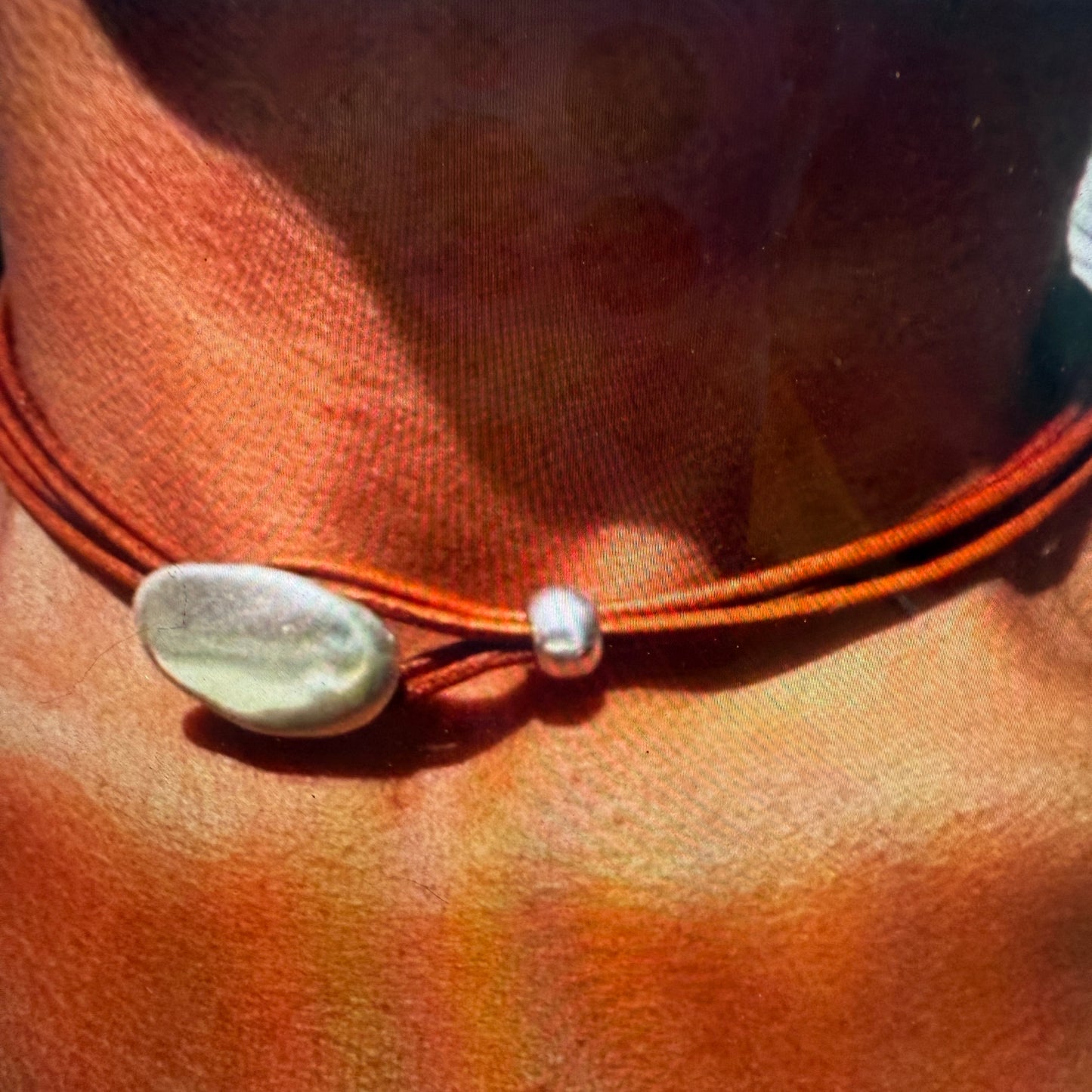 Bohemian Layered Handmade Brown String Choker Necklace