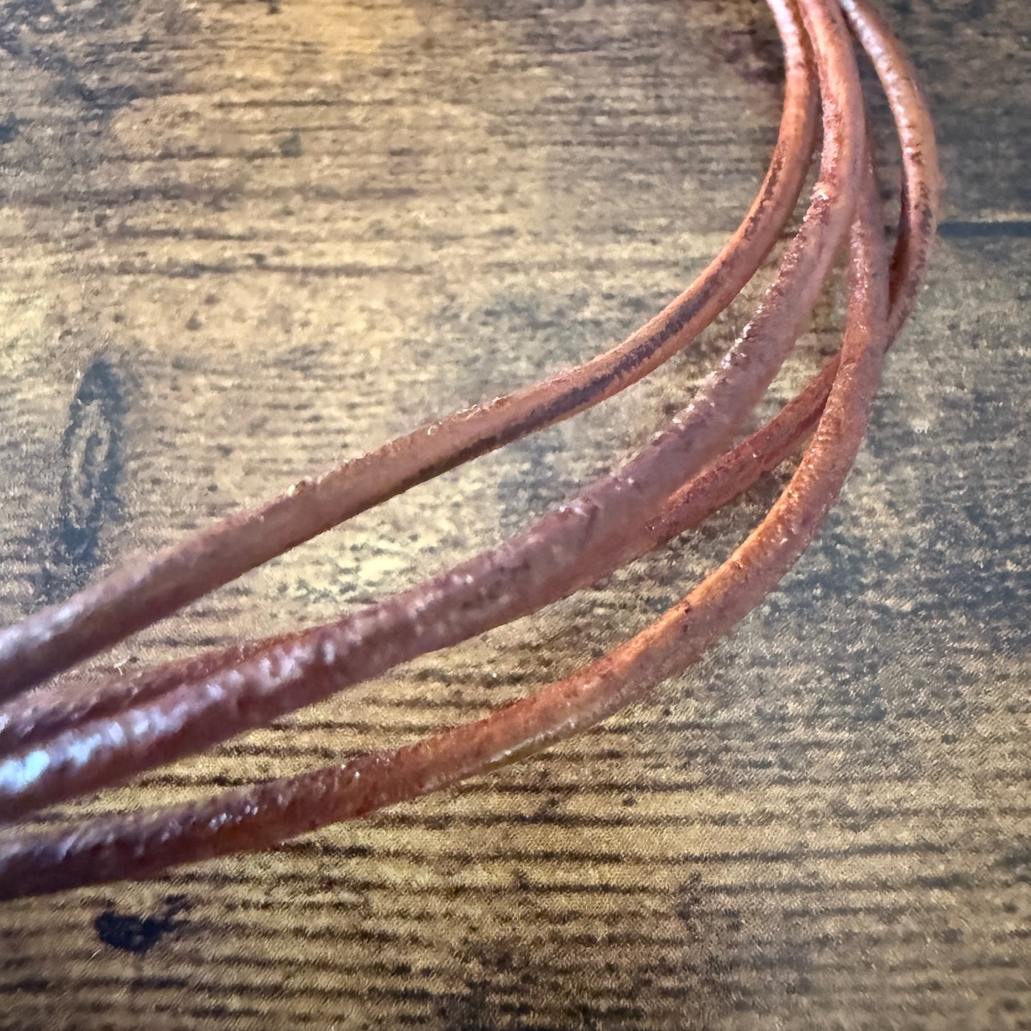 Bohemian Layered Handmade Brown String Choker Necklace