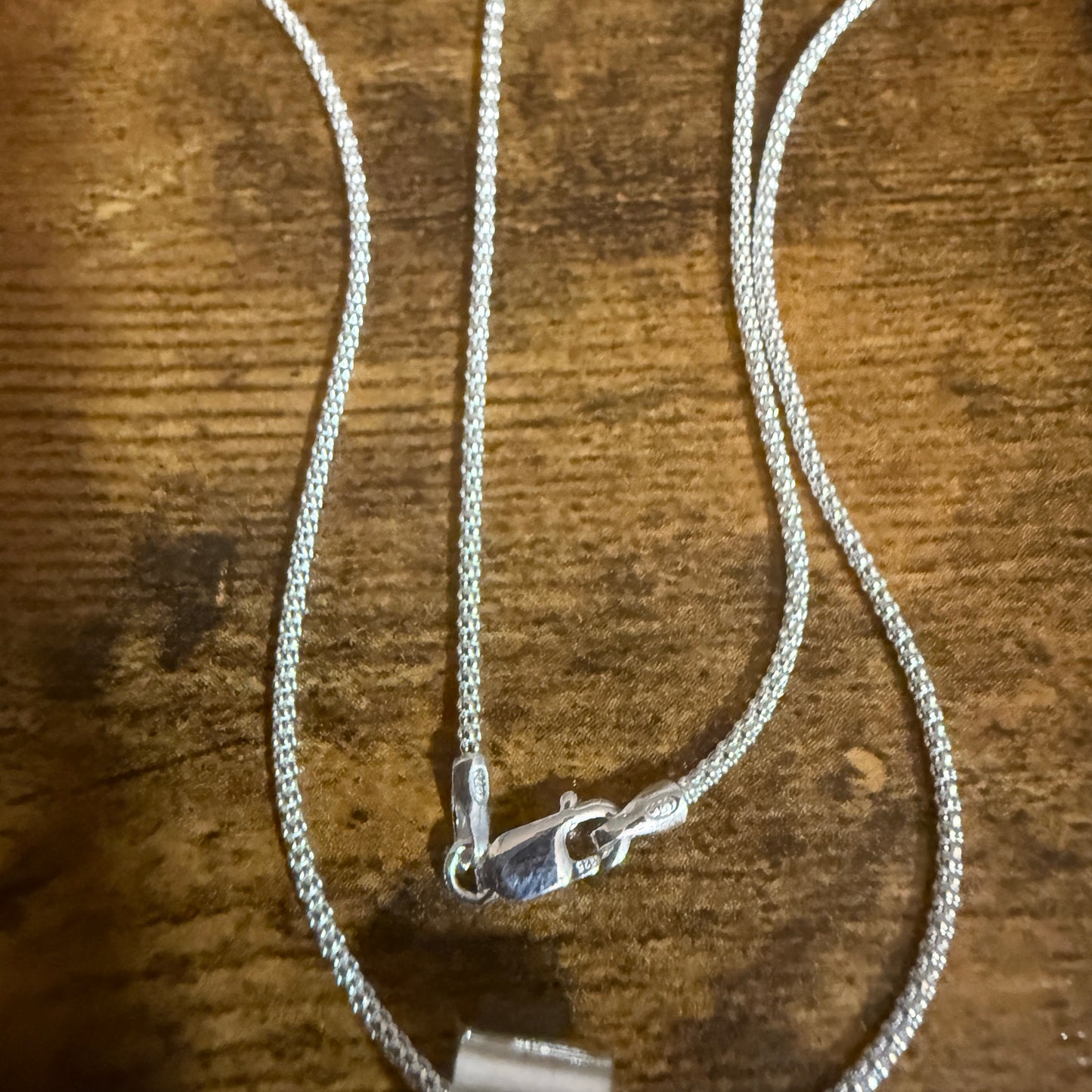 Copper Turquoise Gemstone Pendant Necklace 925 Sterling Silver 18 Inch Chain