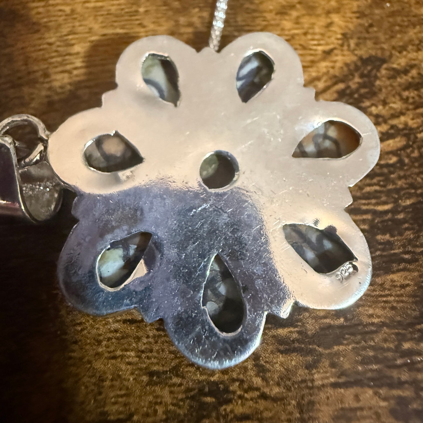 Copper Turquoise Gemstone Pendant Necklace 925 Sterling Silver 18 Inch Chain