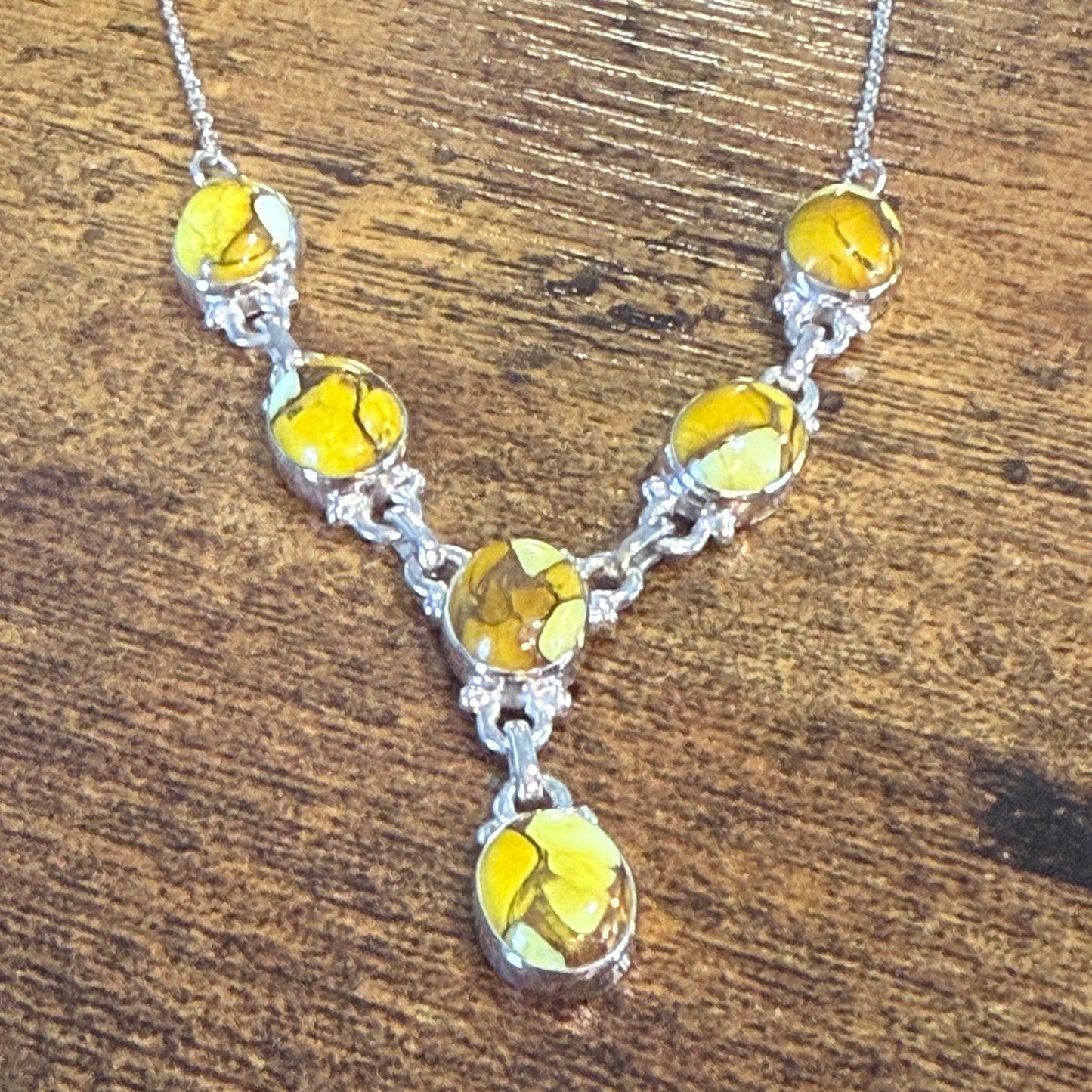 Honey Dahlia Lariat Necklace In 925 Sterling Silver Adjustable 18 To 20 Inch