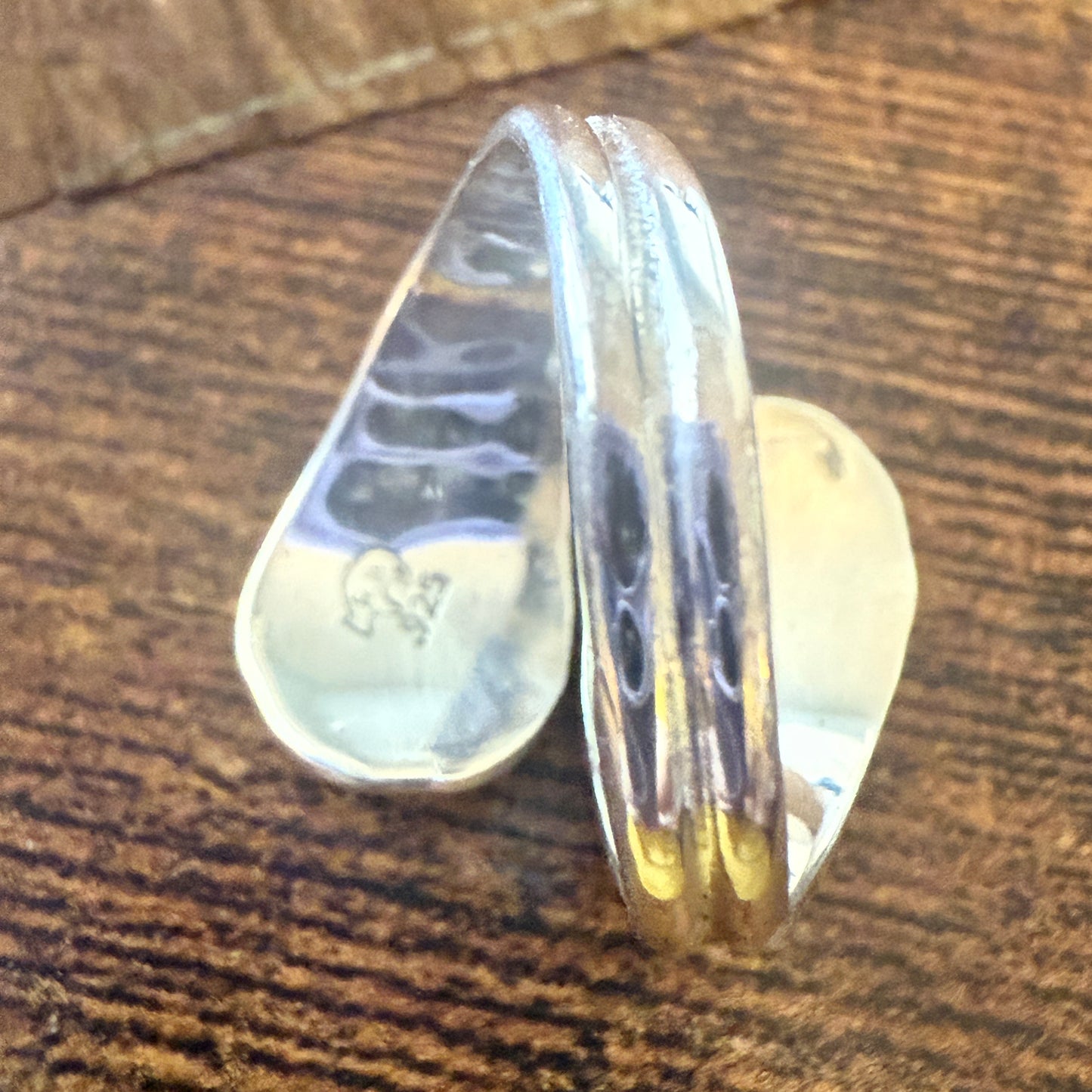 Native American Coral Turquoise Gemstone Adjustable Ring by Belin