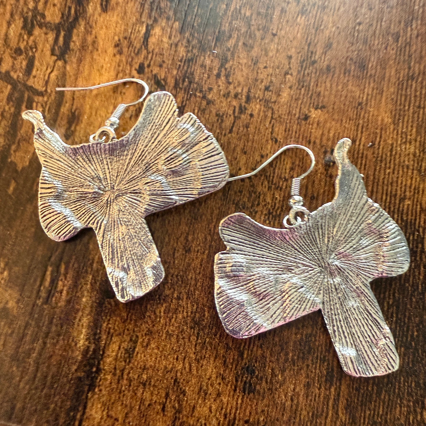 Western Cowgirl Turquoise Saddle Up Wire Drop Earrings With Mixed Metals