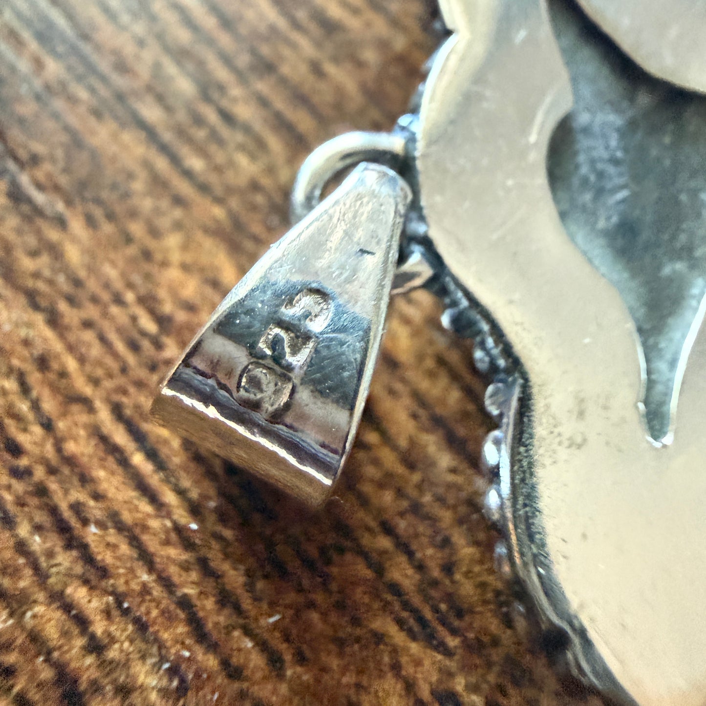 White Buffalo Turquoise Dahlia Pendant 925 Sterling Silver Handcrafted
