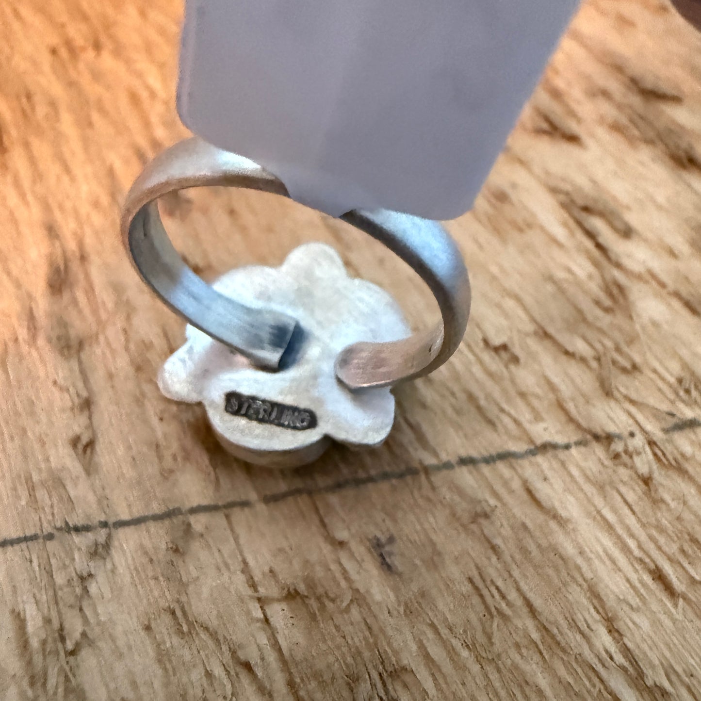 Sonoran Gold Turquoise Three Gemstone Cluster Ring In Sterling Silver Adjustable