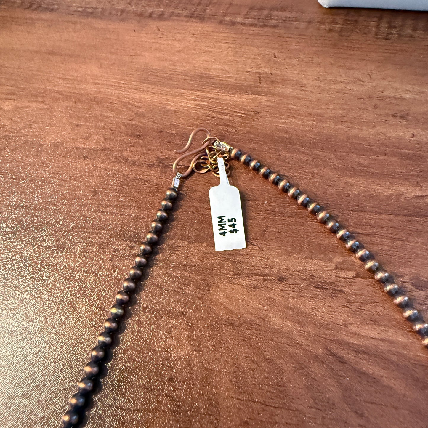 Handcrafted Golden Hill Turquoise Pendant With Copper Chain 18 Inch Necklace