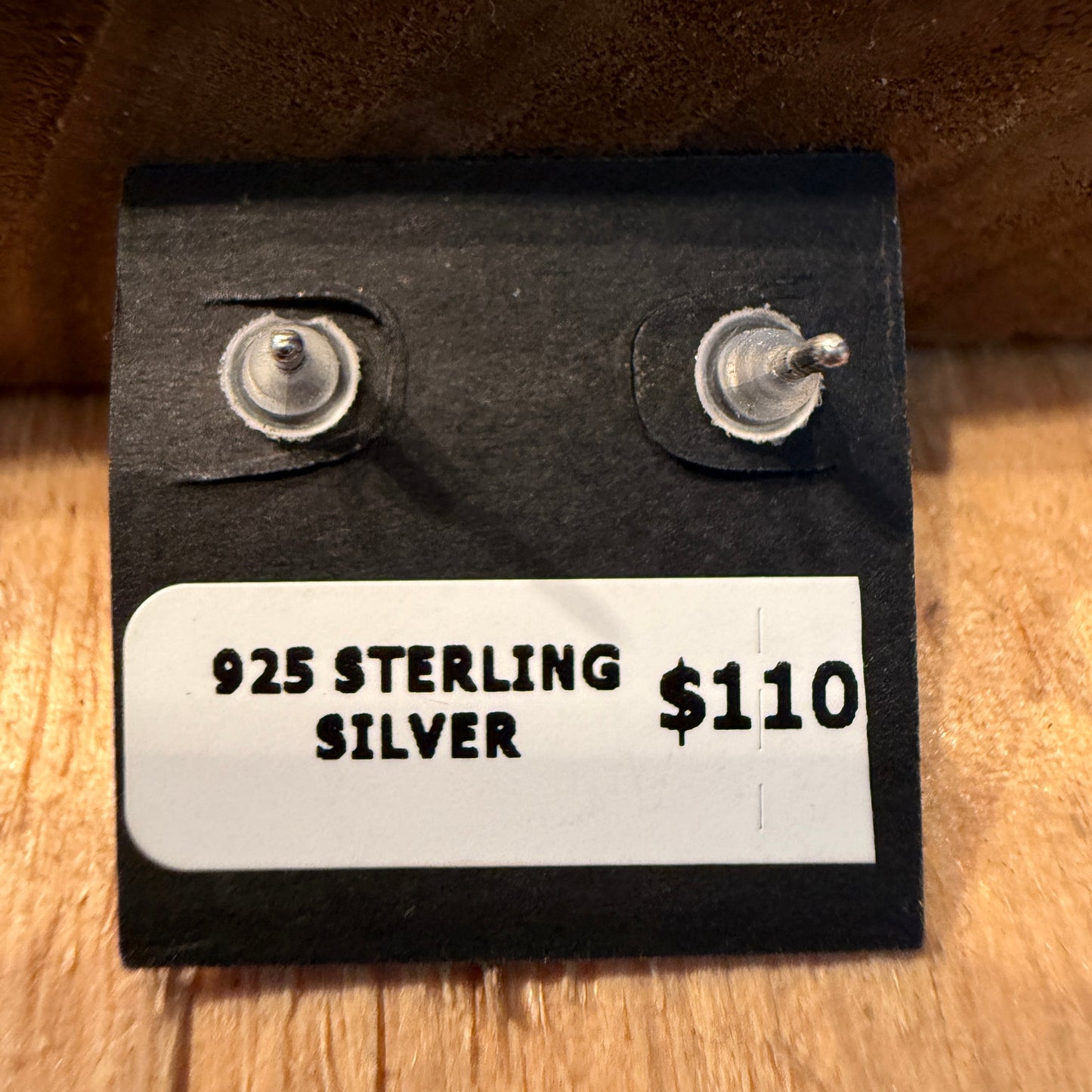 Pink Conch Stud Earrings 925 Sterling Silver Handcrafted
