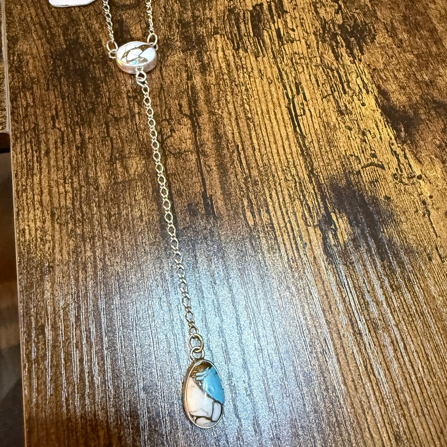 Signed Joseph Begay Cotton Candy Dahlia Necklace 18 Inch Chain 5 Inch Extension