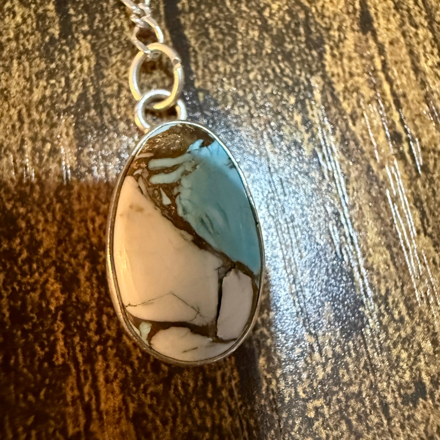 Signed Joseph Begay Cotton Candy Dahlia Necklace 18 Inch Chain 5 Inch Extension