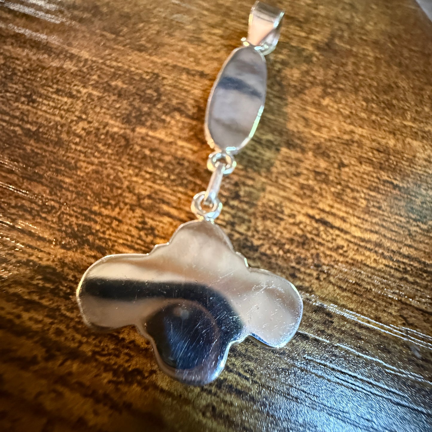 Sonoran Gold Turquoise and Black Onyx Gemstone Pendant in Sterling Silver 3 Inch Wild West Boho