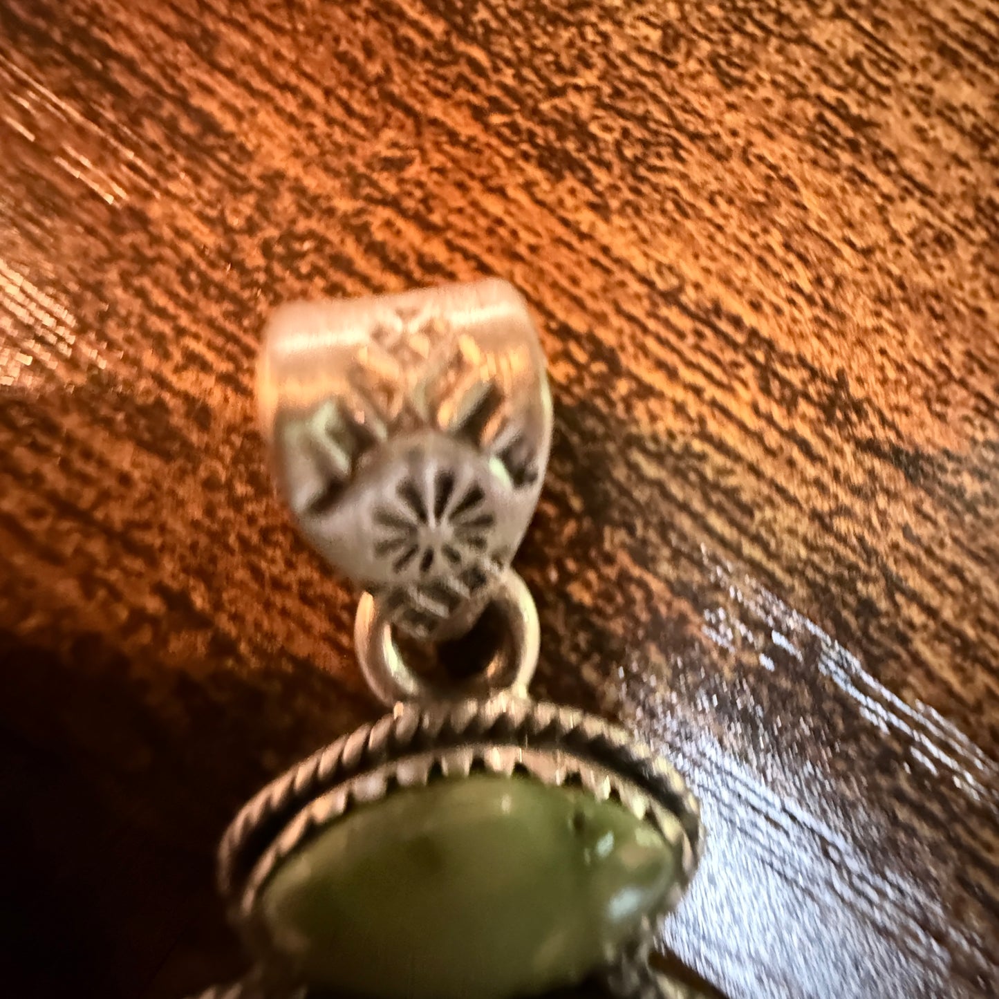 Lone Mountain Sonoran Gold Turquoise Pendant Sterling Silver