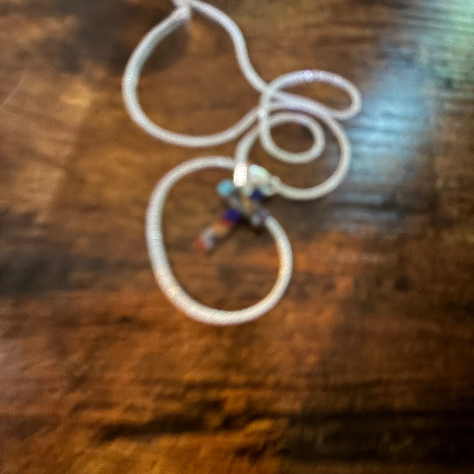One Inch Sterling Silver Cross Pendant With Lapis Onyx Coral Turquoise Inlay Wild West Boho