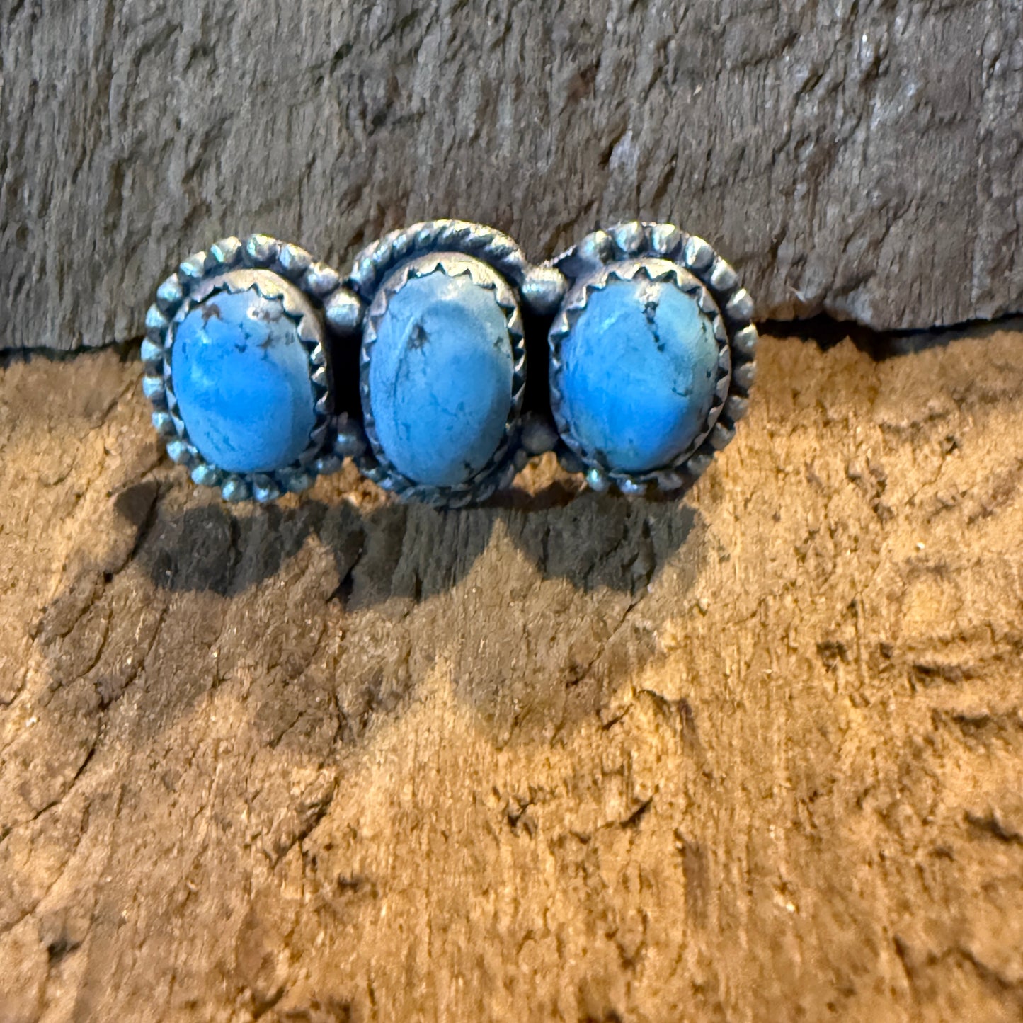 Blue Moon Turquoise Gemstone Watch Band Charm Adjustable Sterling Silver