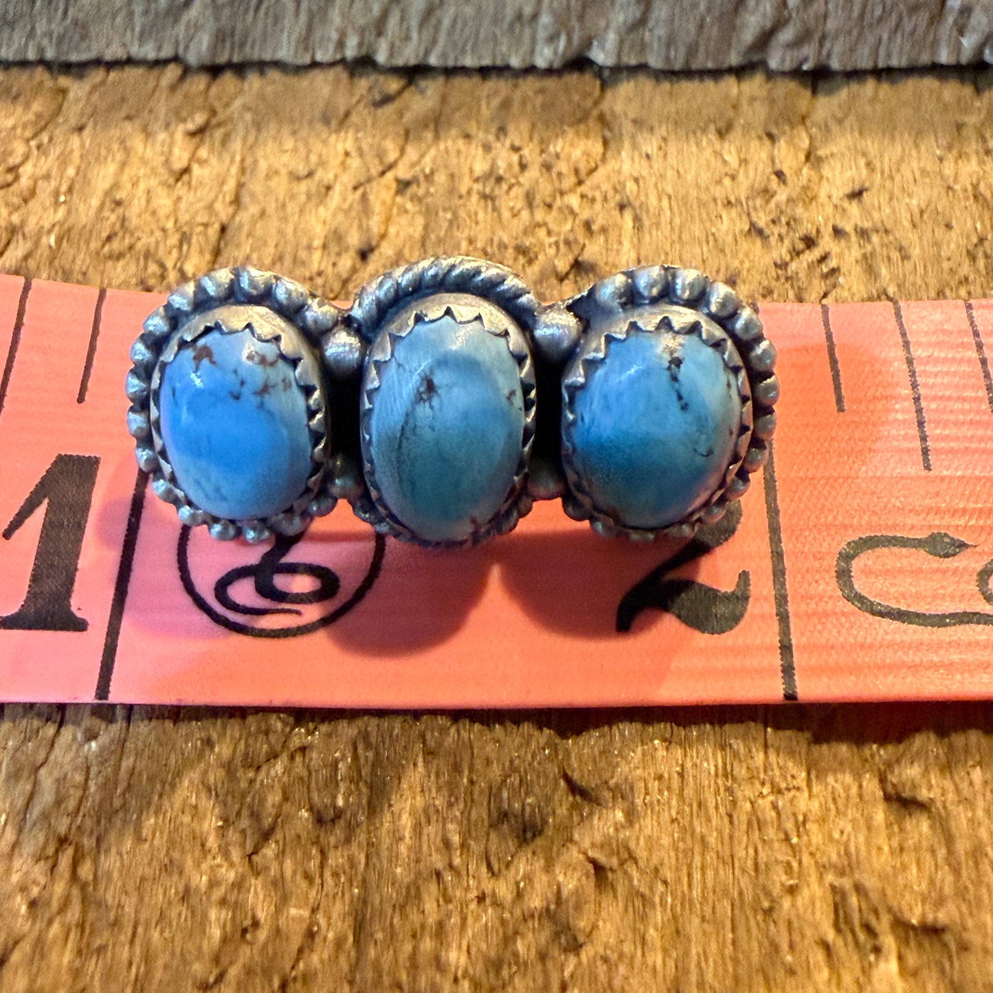 Blue Moon Turquoise Gemstone Watch Band Charm Adjustable Sterling Silver