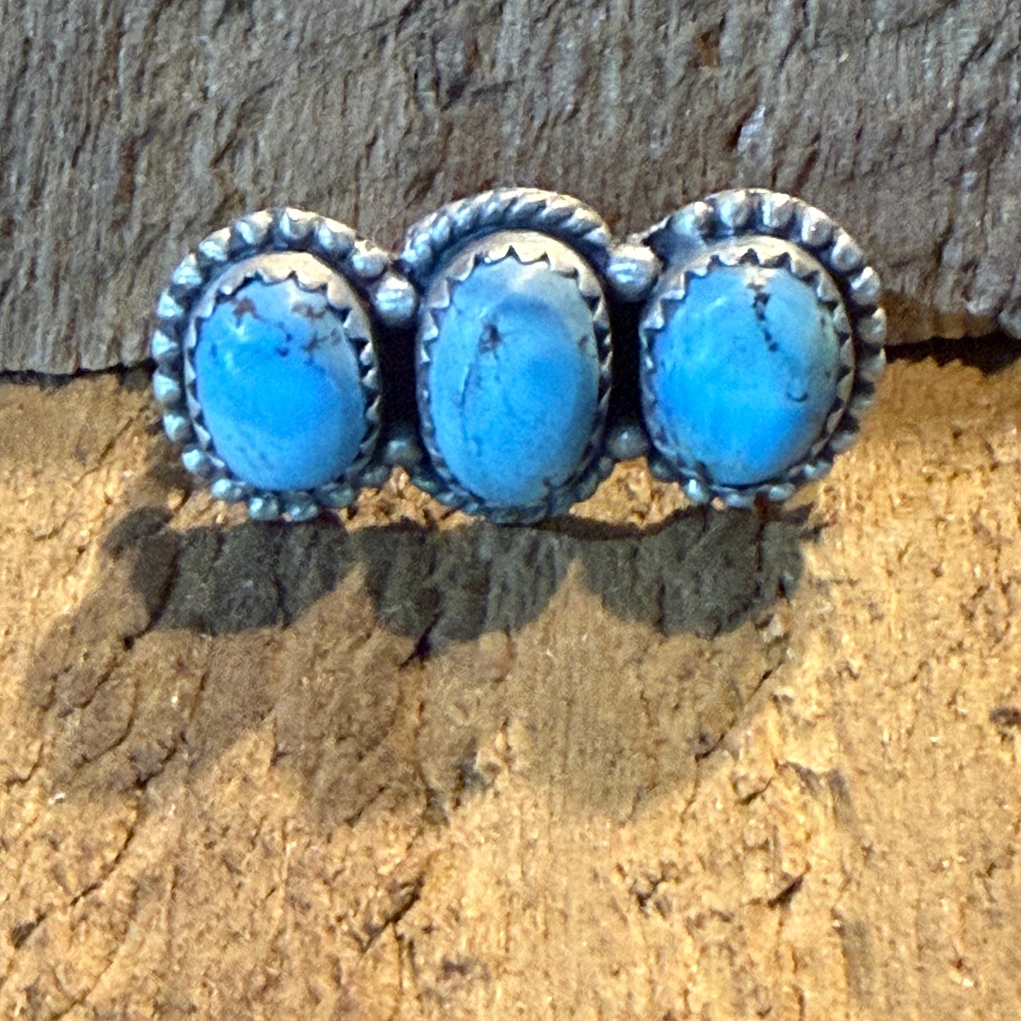 Blue Moon Turquoise Gemstone Watch Band Charm Adjustable Sterling Silver