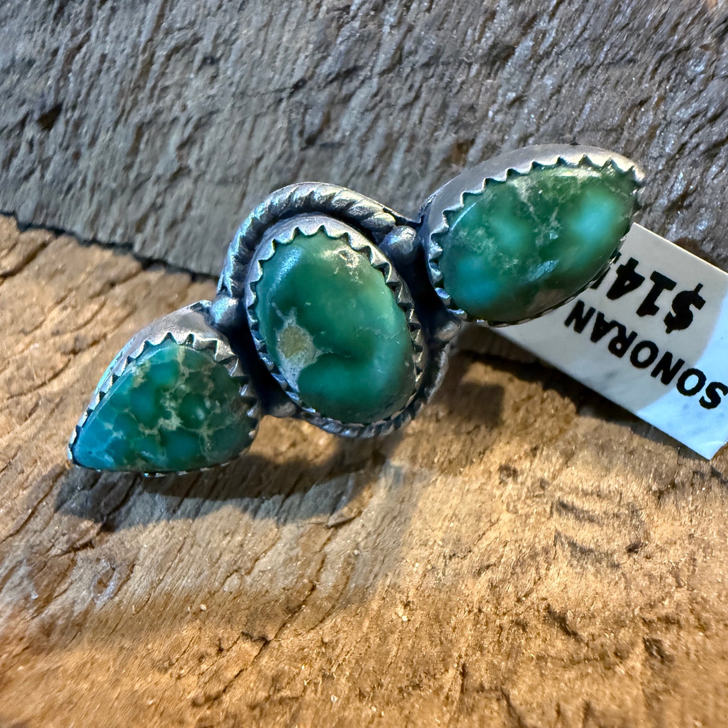 Sonoran Gold Turquoise Gemstone Watch Band Charm in Sterling Silver Adjustable