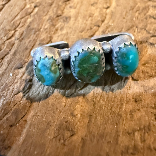 Sonoran Gold Turquoise Gemstone Slider Watch Bracelet Charm Sterling Silver