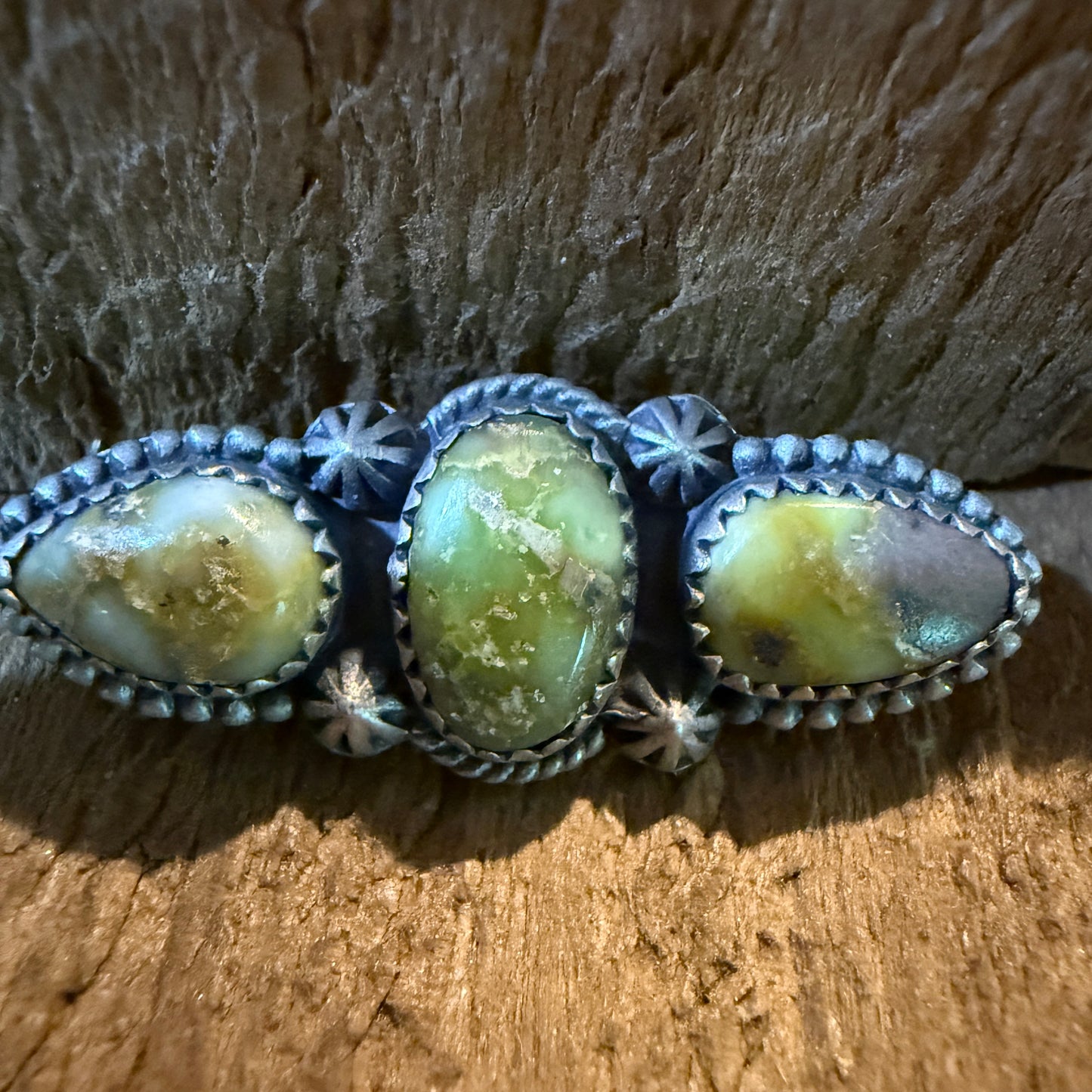 Palamino Turquoise Gemstone Slider Watch Band Charm In Sterling Silver