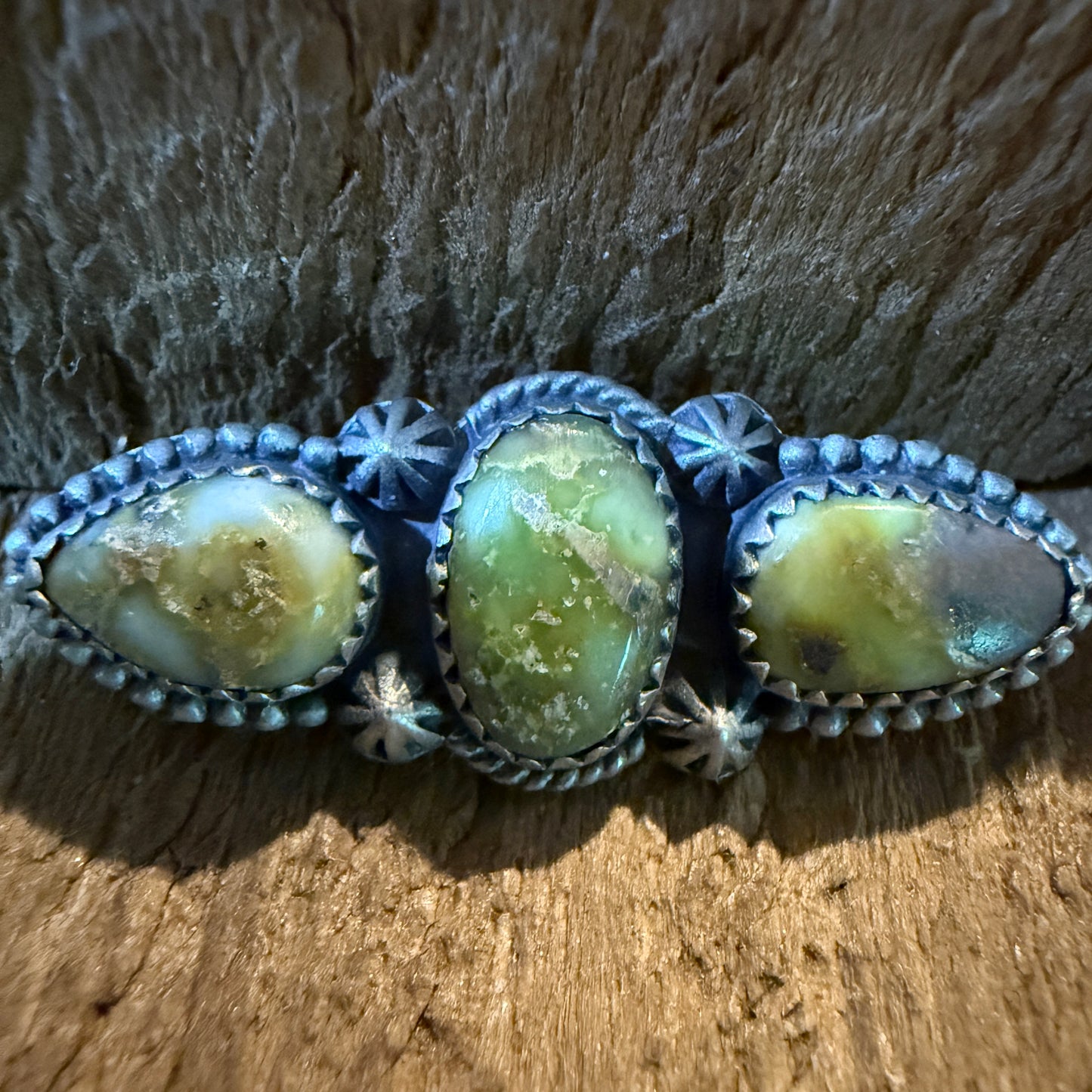 Palamino Turquoise Gemstone Slider Watch Band Charm In Sterling Silver