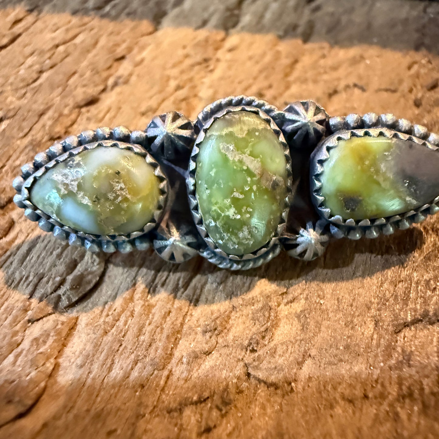 Palamino Turquoise Gemstone Slider Watch Band Charm In Sterling Silver