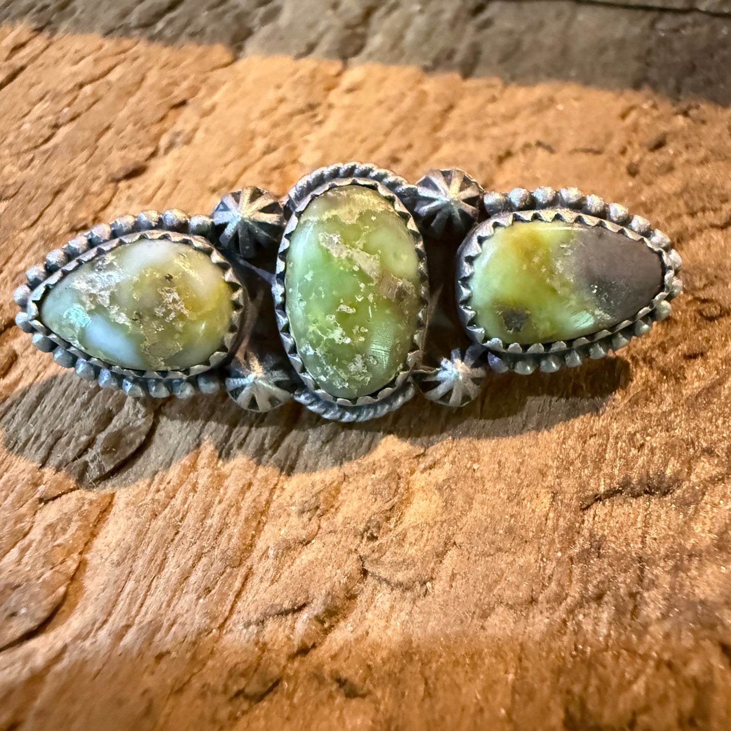 Palamino Turquoise Gemstone Slider Watch Band Charm In Sterling Silver