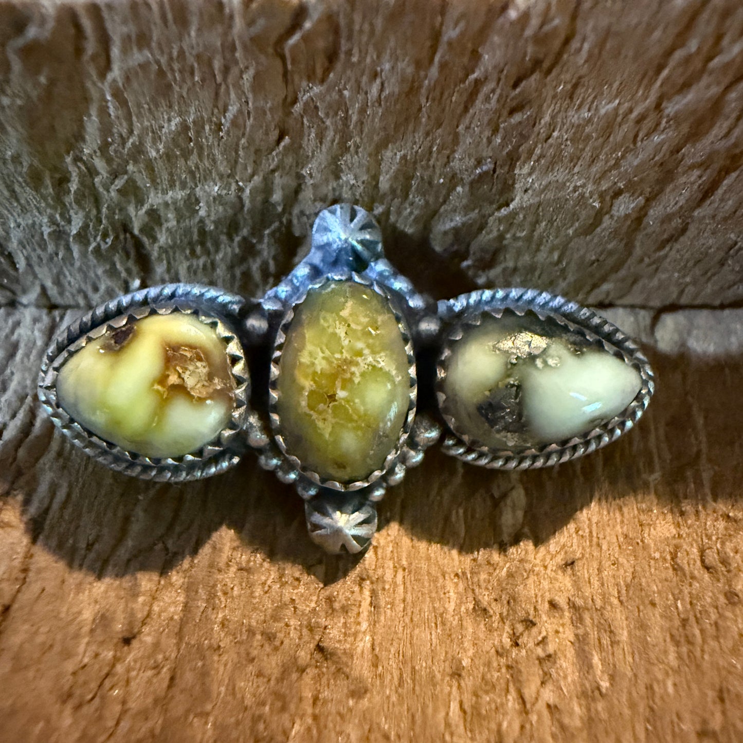 Palomino Turquoise Gemstone Slider Watch Band Charm In Sterling Silver