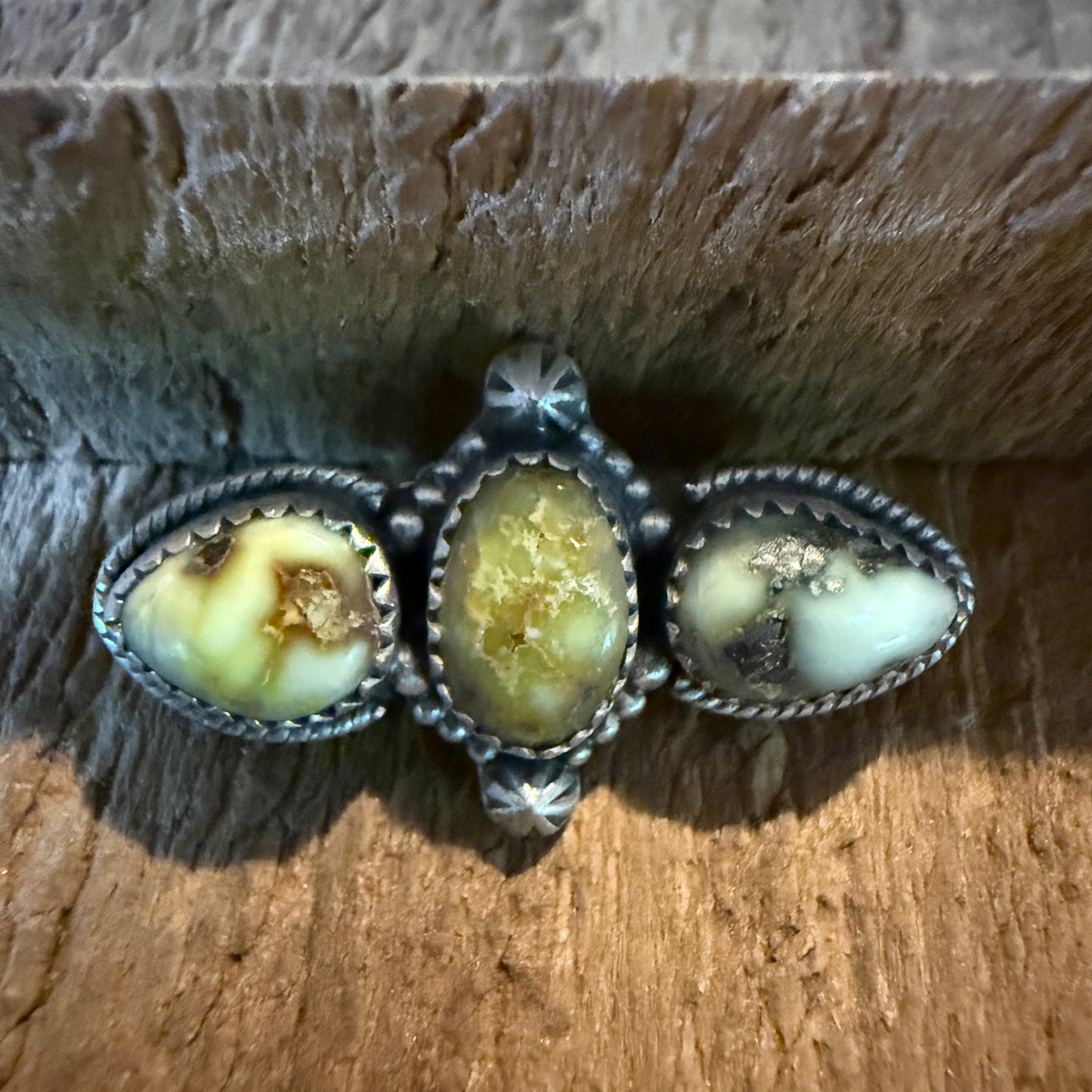 Palomino Turquoise Gemstone Slider Watch Band Charm In Sterling Silver