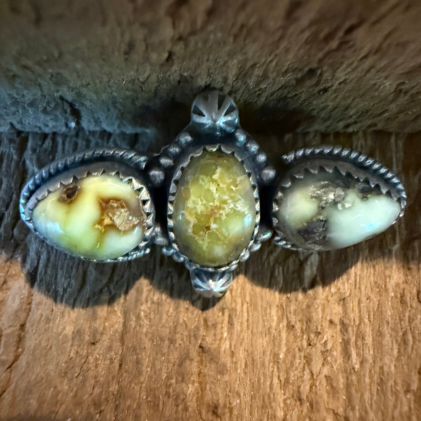 Palomino Turquoise Gemstone Slider Watch Band Charm In Sterling Silver