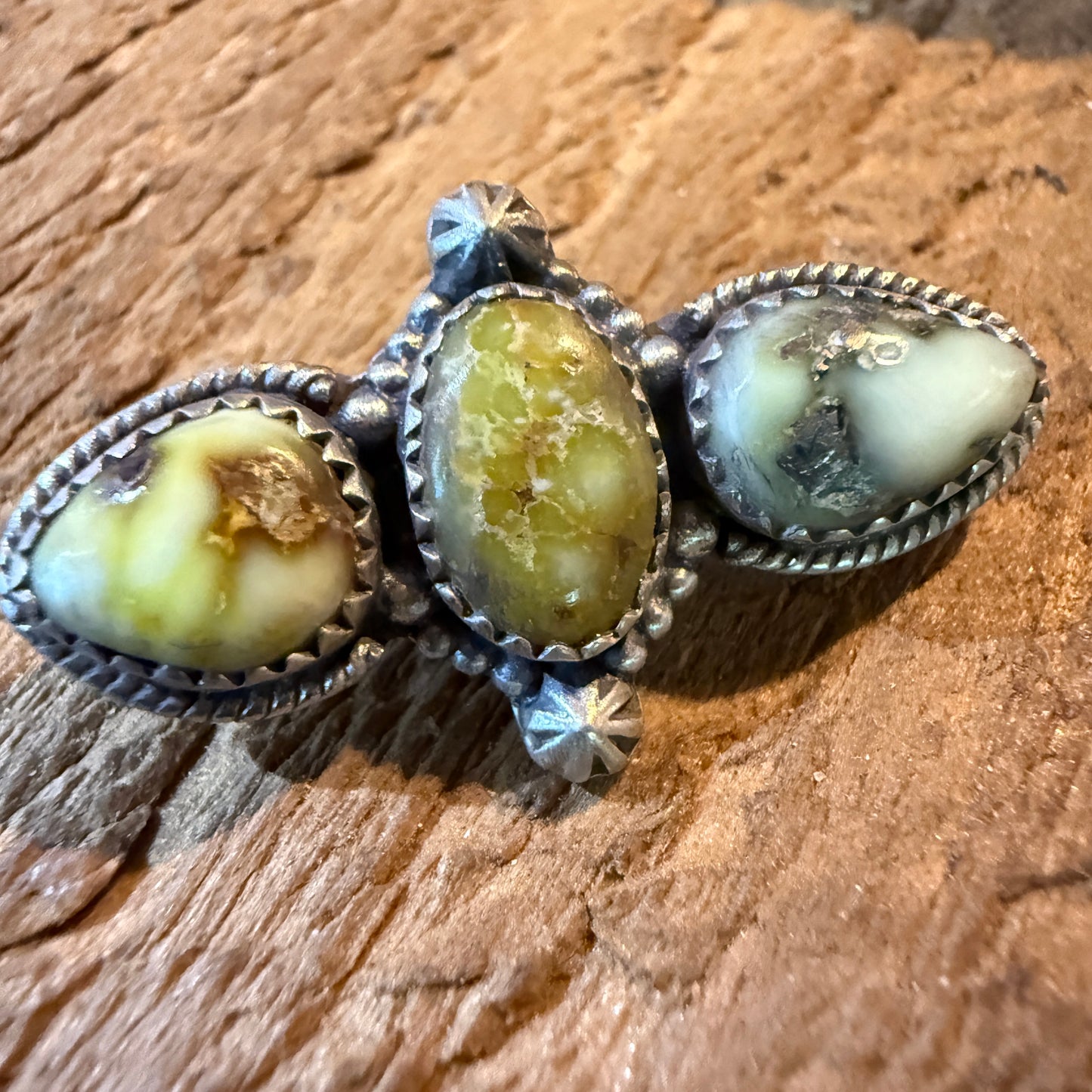 Palomino Turquoise Gemstone Slider Watch Band Charm In Sterling Silver