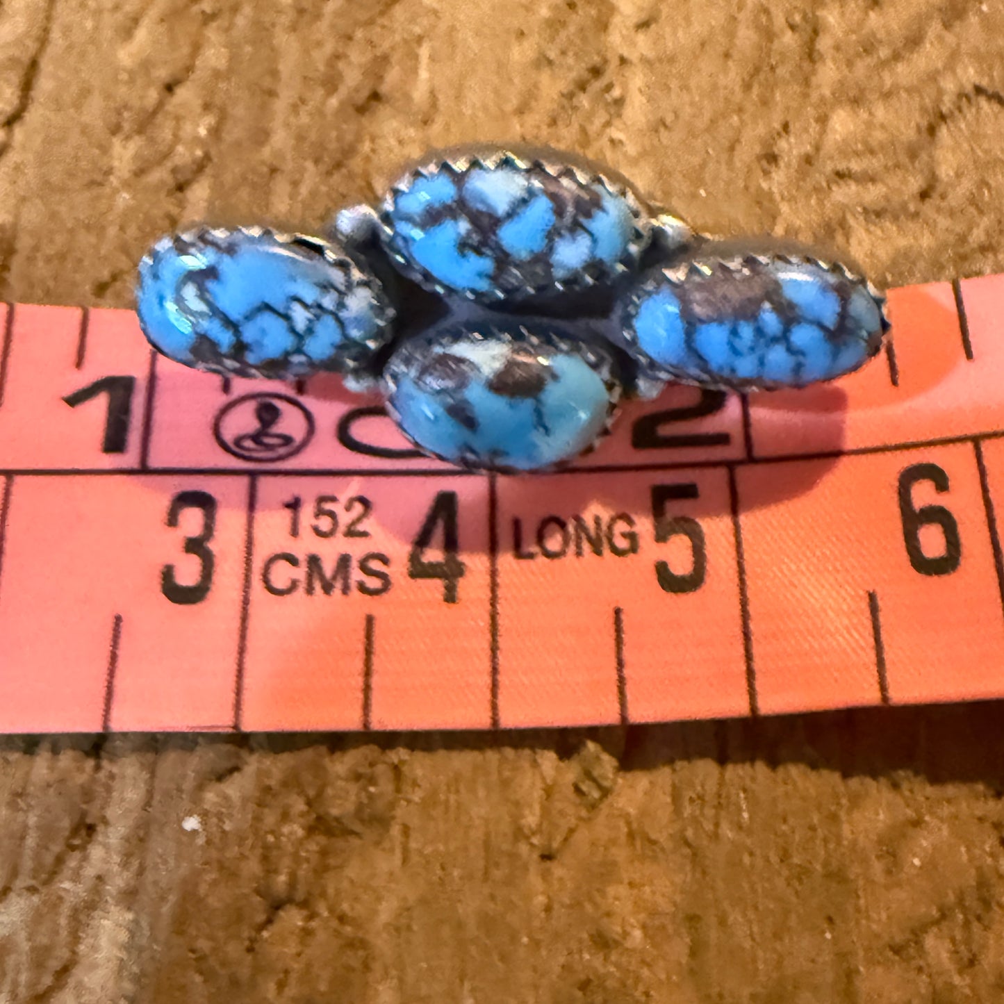 Golden Hills Turquoise Gemstone Slider Flex Watch Band Charm Sterling Silver