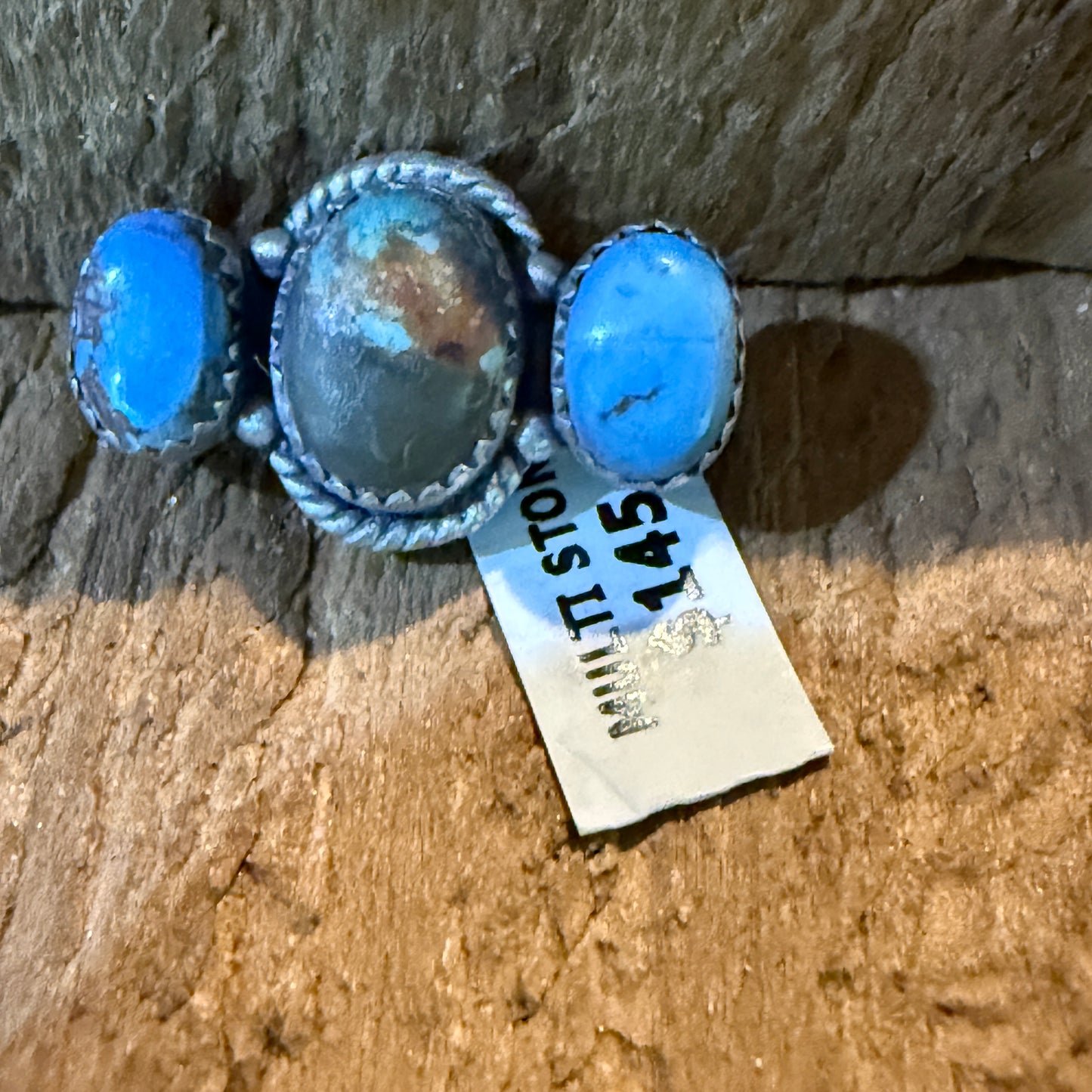 Golden Hills Turquoise Gemstone Slider Flex Watch Band Charm In Sterling Silver