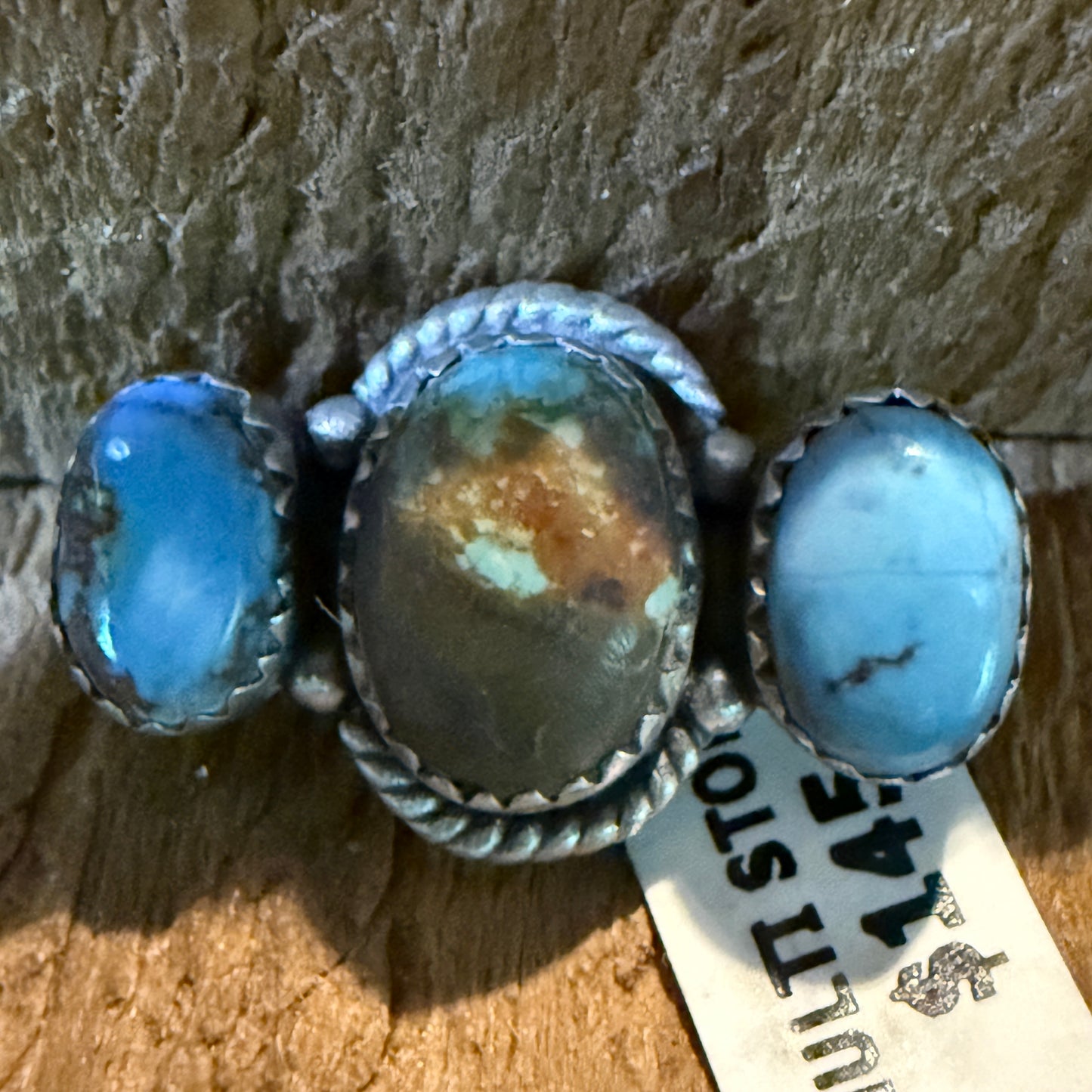 Golden Hills Turquoise Gemstone Slider Flex Watch Band Charm In Sterling Silver