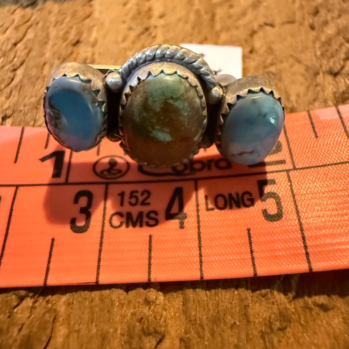 Golden Hills Turquoise Gemstone Slider Flex Watch Band Charm In Sterling Silver
