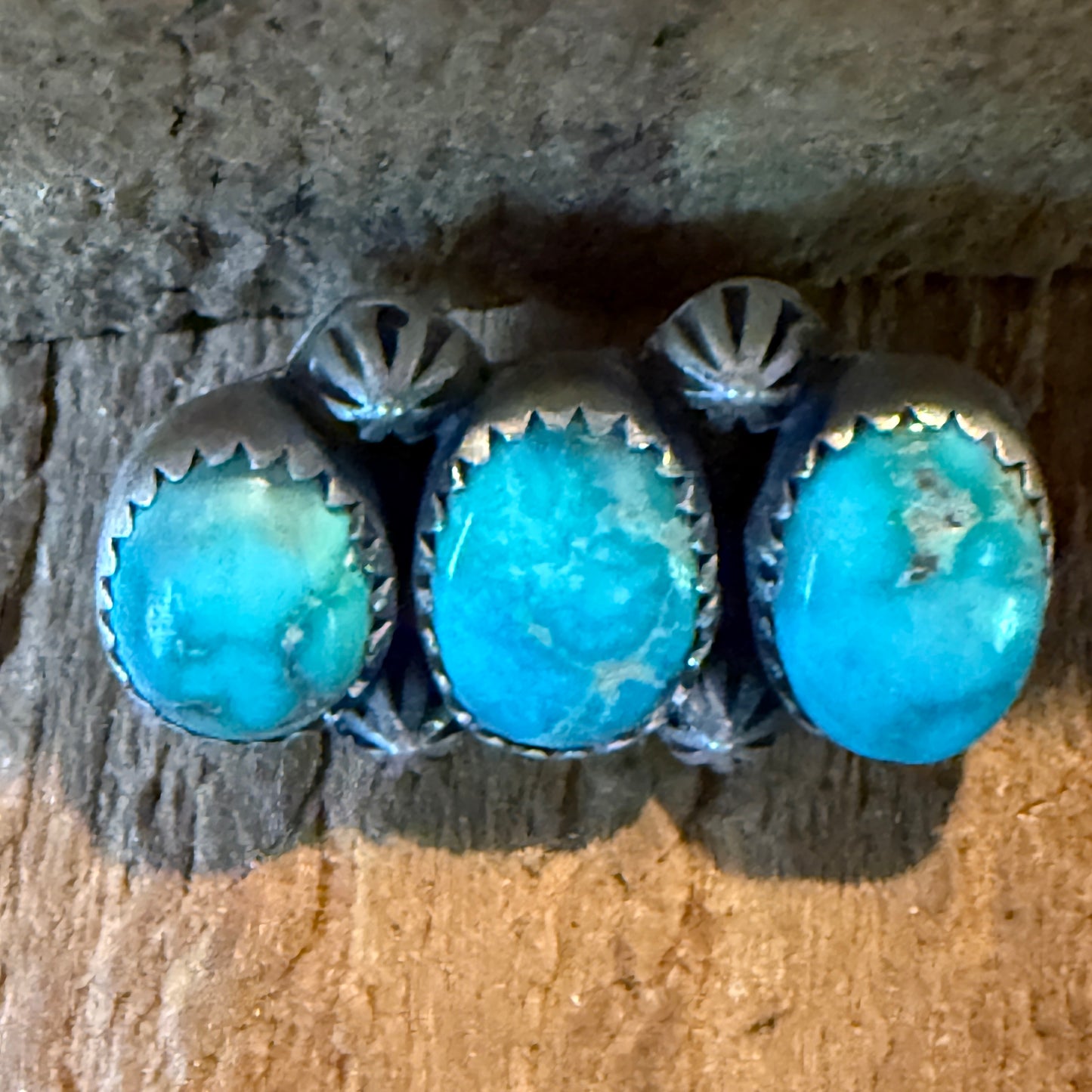 White Water Turquoise Gemstone Slider Flex Watch Band Charm Sterling Silver