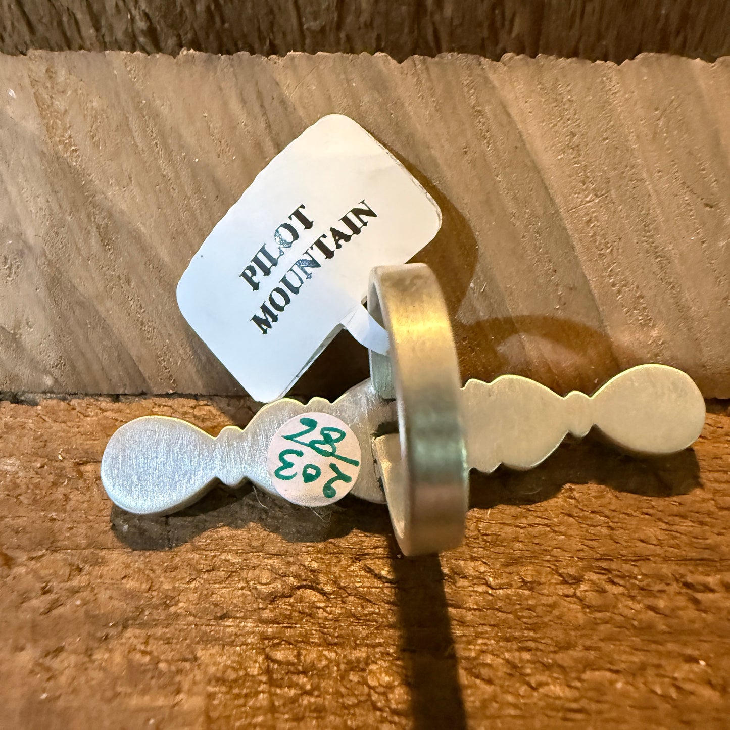 Pilot Mountain Turquoise Adjustable Gemstone Sterling Silver Statement Ring