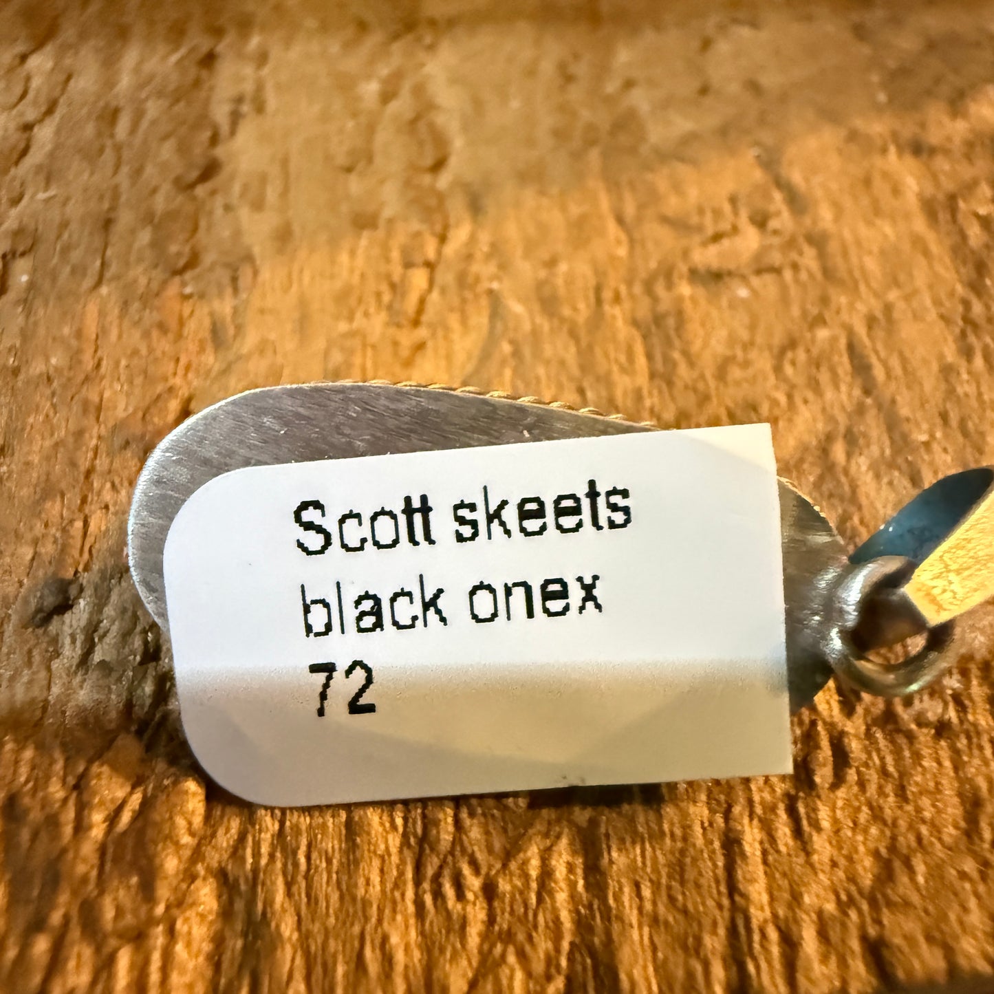 Signed Scott Skeets Black Onyx Pendant In Sterling Silver