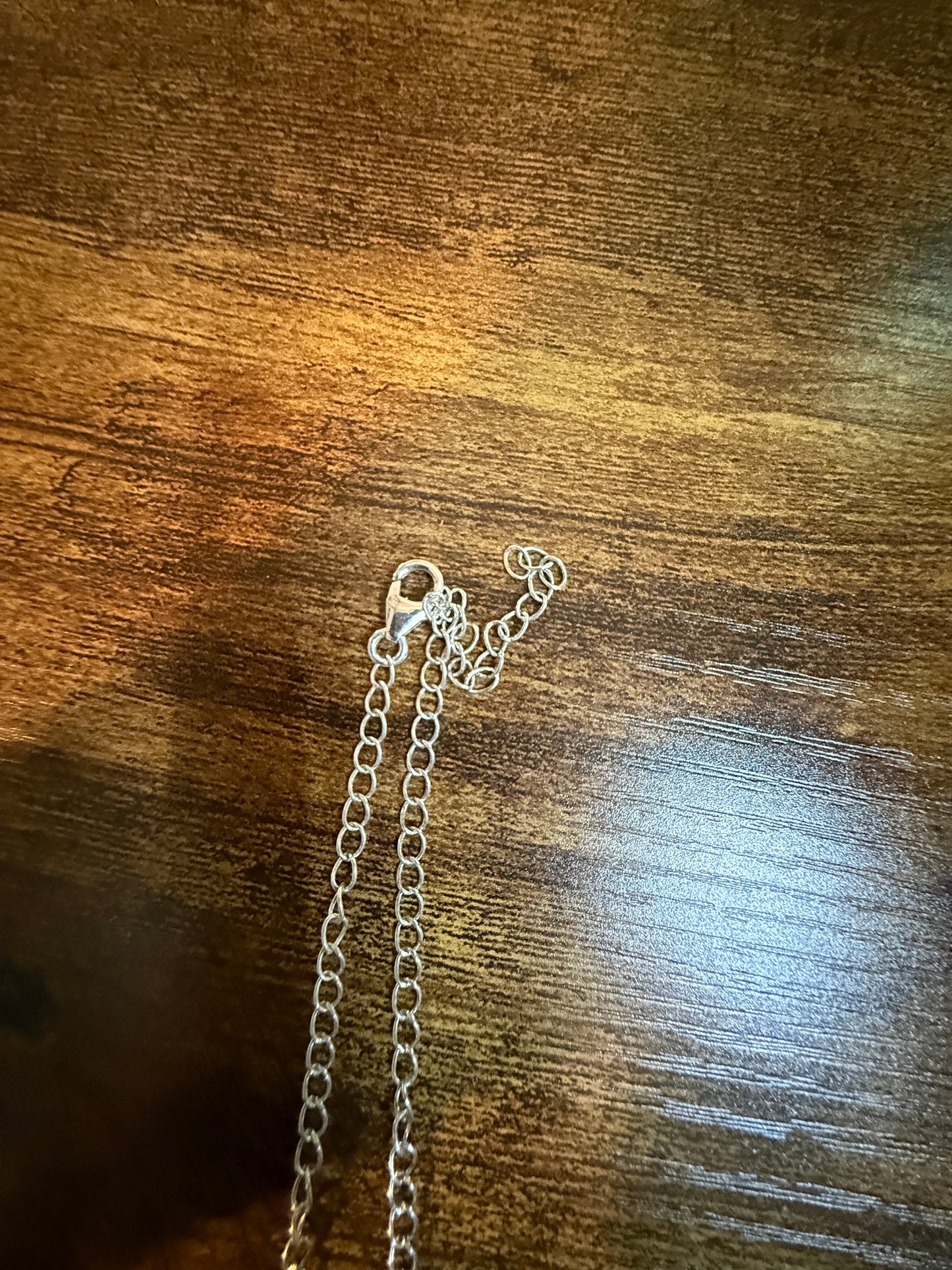 Green Abony and Wildhorse Turquoise Gemstone Lariat Necklace in Sterling Silver