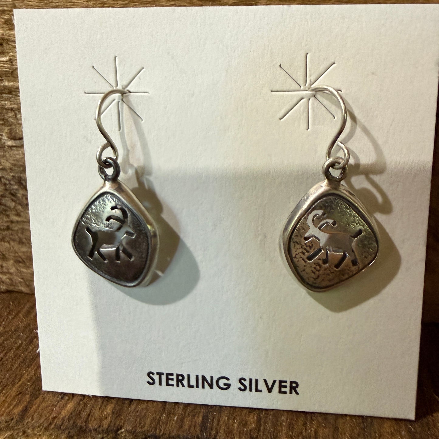 Nava Jo Handmade Shirley Henry Sterling Silver Drop Earrings 1.5 Inch