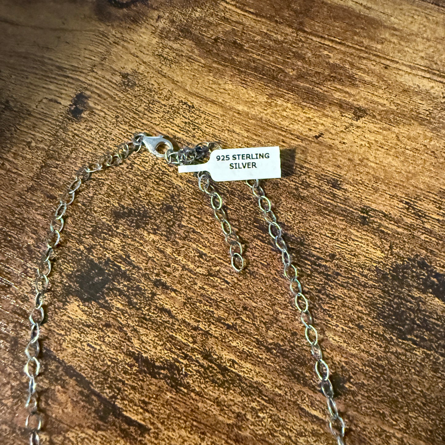 Golden Hills Mine Turquoise Gemstone Lariat Necklace Sterling Silver