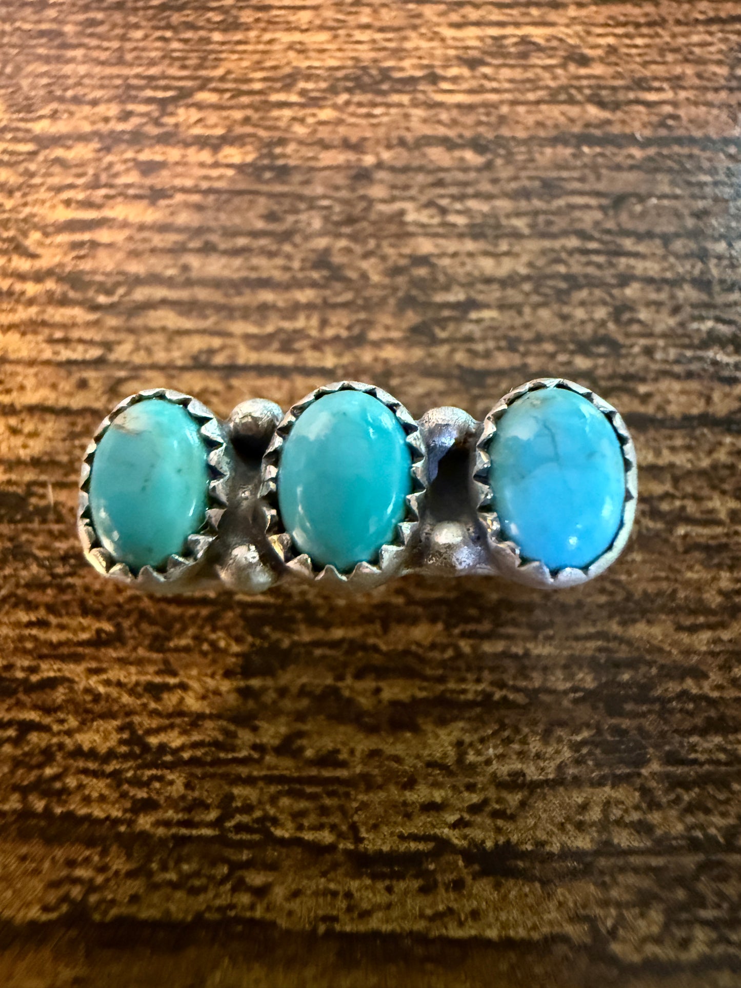 Kingman Turquoise Gemstone I-Watch Band Charm, Sterling Silver, Adjustable, 1 Inch Wild West Boho