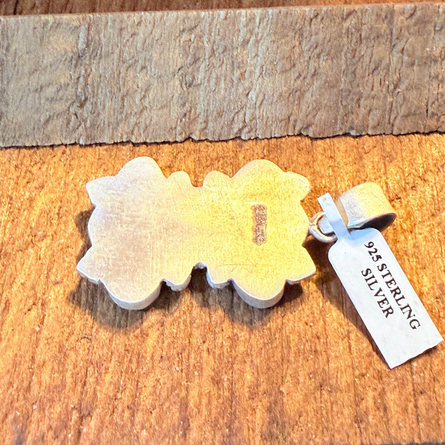 Sonoran Gold and Pink Conch Rose 2 Inch Cluster Pendant in Sterling Silver Wild West Boho